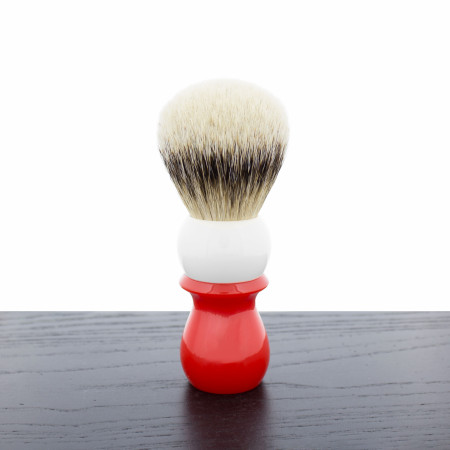 Product image 0 for WCS Two-Tone Tall Silvertip Shaving Brush, Red & White